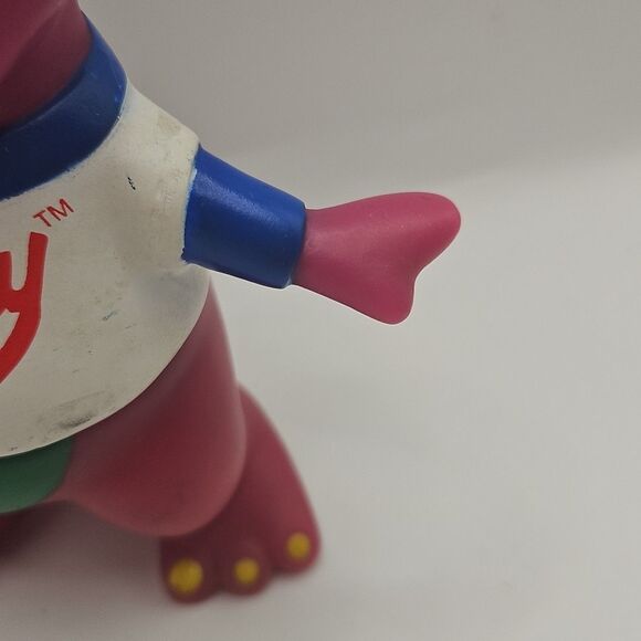 Vintage Barney Purple Dinosaur Lyons Group Fun-Time Baseball Figure Toy 1993 - Picture 5 of 16